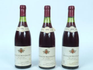 Vente aux enchères 3 BOUTEILLES CHASSAGNE MONTRACHET 'CLOS SAINT JEAN' RAMONET - 1978 - 2
