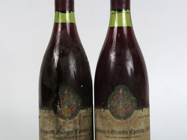 2 BOUTEILLES POMMARD 'GRANDS EPENOTS' MICHEL GAUNOUX - 1981 - 1 à 2,5 