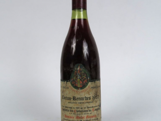 Vente aux enchères 1 BOUTEILLE CORTON RENARDES MICHEL GAUNOUX - 1982 - EA