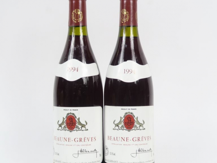 2 BOUTEILLES BEAUNE GRÈVES JEAN ALLEXANT - 1994
