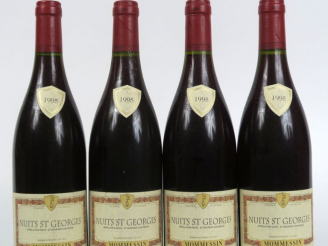 Vente aux enchères 4 BOUTEILLES NUITS SAINT GEORGES MOMMESSIN - 1995