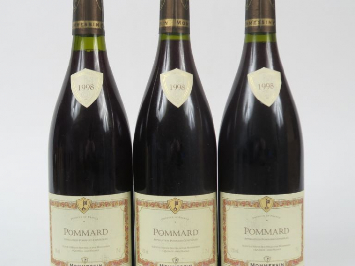 3 BOUTEILLES POMMARD MOMMESSIN - 1998