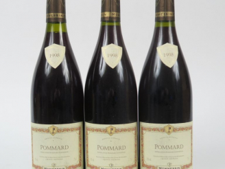 Vente aux enchères 3 BOUTEILLES POMMARD MOMMESSIN - 1998