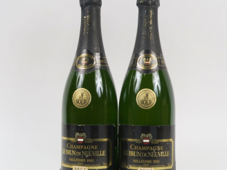 Vente aux enchères 2 BOUTEILLES CHAMPAGNE LE BRUN DE NEUVILLE - 1992
