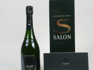 Vente aux enchères 1 BOUTEILLE CHAMPAGNE SALON 'BLANC DE BLANCS' - 1999 - COFFRET