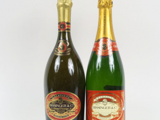 Vente aux enchères 2 BOUTEILLES CHAMPAGNE BISSINGER   CO - 1 1er CRU/1 PREMIUM CUVÉE