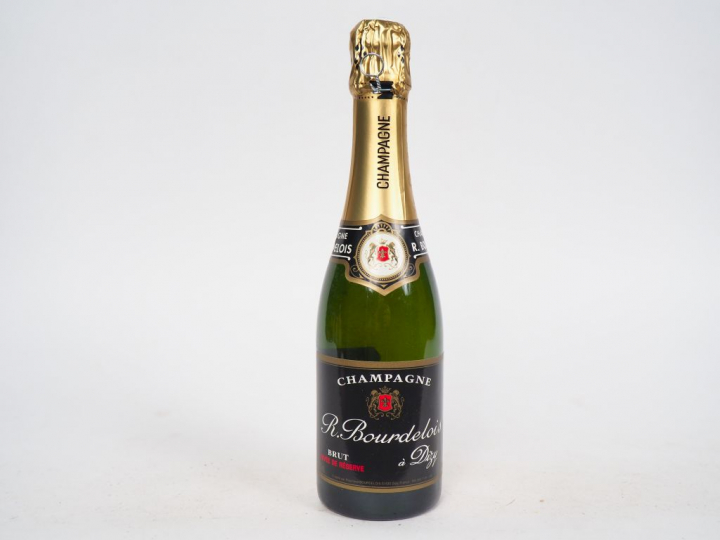 12 DEMIES BOUTEILLES CHAMPAGNE R. BOURDELOIS 'CUVÉE DE RESERVE'