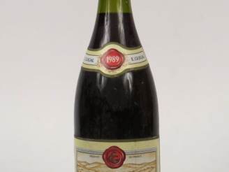 Vente aux enchères 1 BOUTEILLE CÔTE ROTIE 'BRUNE ET BLONDE' GUIGAL - 1989 - 2 CM