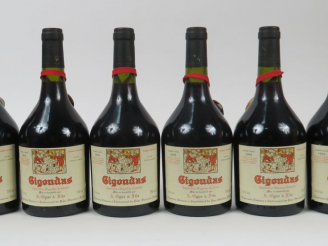 Vente aux enchères 6 BOUTEILLES GIGONDAS OGIER ET FILS - 1995