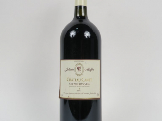 Vente aux enchères 1 MAGNUM CHÂTEAU CANET MINERVOIS JULIETTE MEFFRE - 2006