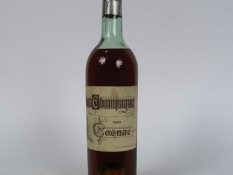 Vente aux enchères 1 BOUTEILLE COGNAC FINE CHAMPAGNE - 1898 - ELA