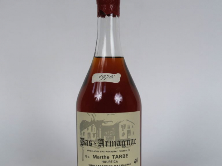 1 BOUTEILLE BAS ARMAGNAC MARTHE TARBE 46°- 1976