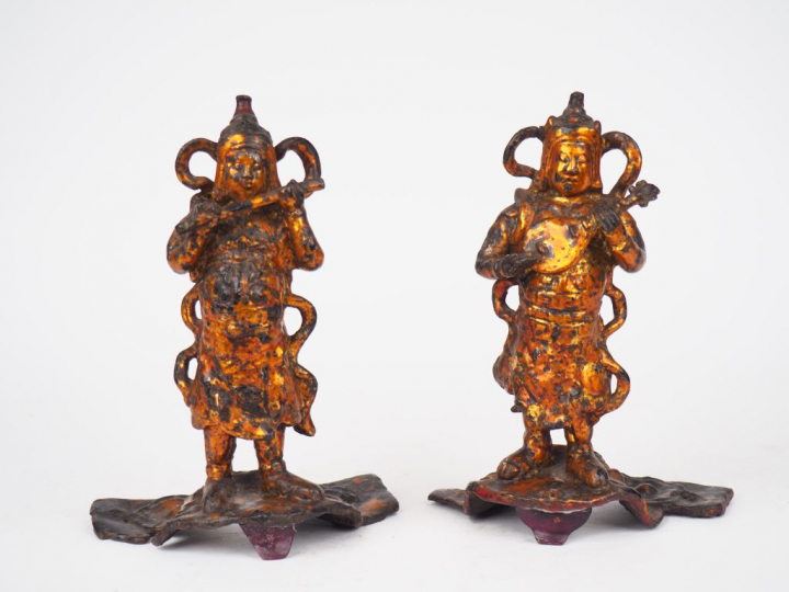 Chine, fin des Ming, Deux des gardiens des quatre points cardinaux en 