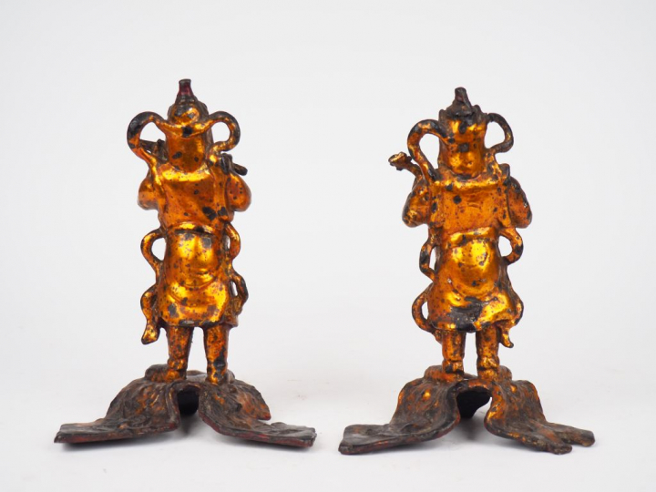 Chine, fin des Ming, Deux des gardiens des quatre points cardinaux en 