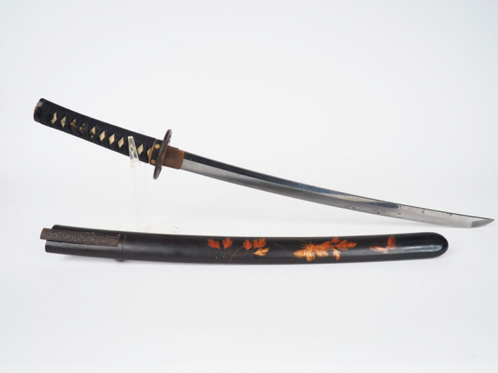 Japon, période Muromachi, XVe-XVIe siècle WAKIZASHI à lame à shinogi-z