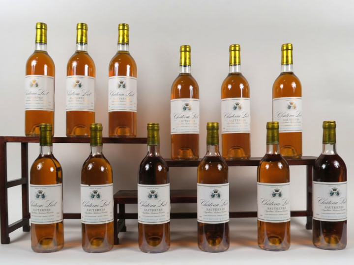 12 BOUTEILLES CHÂTEAU LIOT SAUTERNES - 1989 - 4 BG/1 ETLA