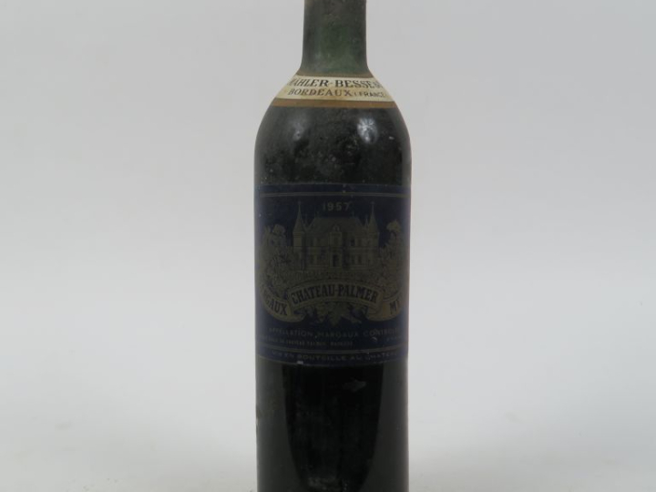 1 BOUTEILLE CHÂTEAU PALMER GCC MARGAUX - 1957 - MEP - BS