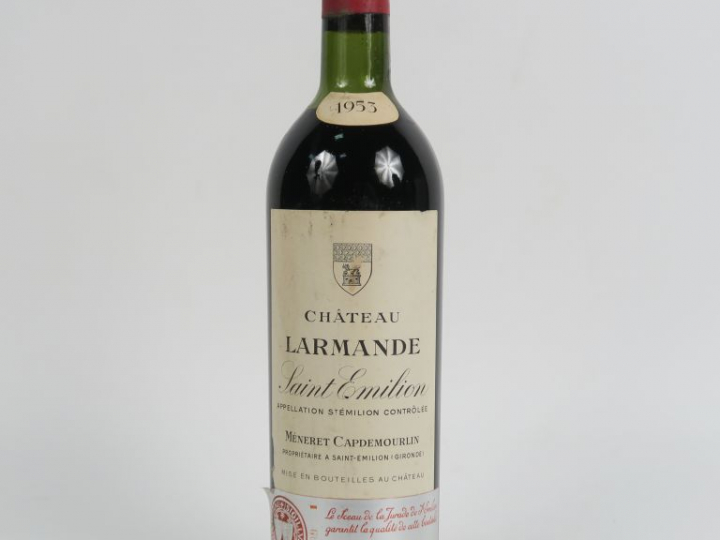 1 BOUTEILLE CHÂTEAU LARMANDE GCC ST EMILION - 1953 - HEP