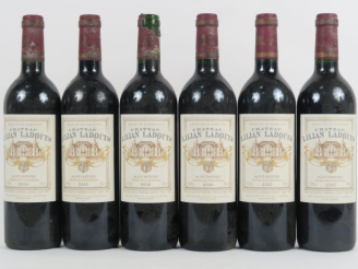 Vente aux enchères 6 BOUTEILLES CHÂTEAU LILIAN LADOUYS ST ESTEPHE - 2000 - 1 CAPS AB