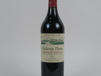 Vente aux enchères 1 BOUTEILLE CHÂTEAU PAVIE 1er GCC ST EMILION - 2001