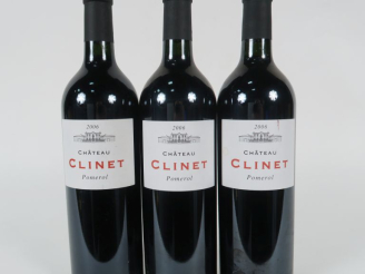 Vente aux enchères 3 BOUTEILLES CHÂTEAU CLINET POMEROL - 2006 - 1 ETLT