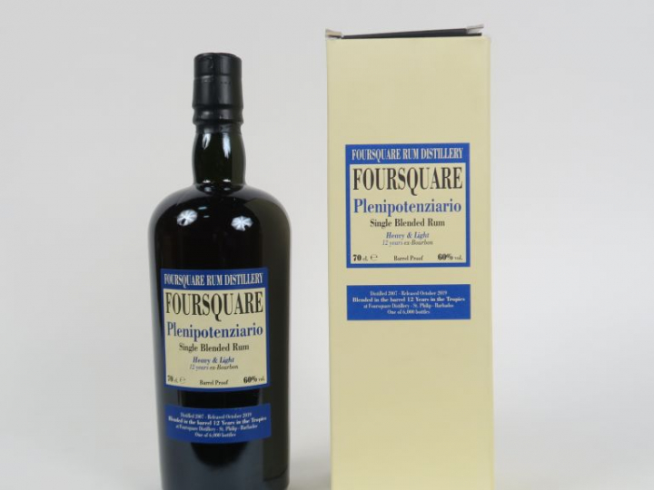 1 BOUTEILLE RHUM FOURSQUARE PLENIPOTENZIARIO 12 ANS DISTILLE EN 2007 6