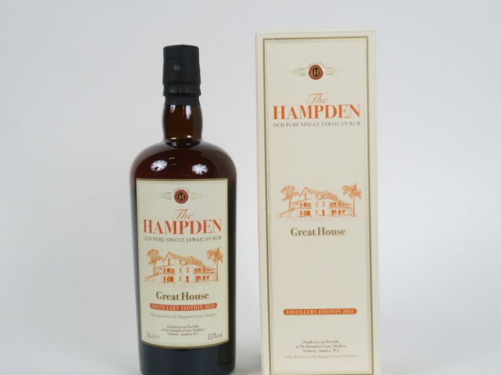 1 BOUTEILLE RHUM THE HAMPDEN GREAT HOUSE 2021 55° - COFFRET