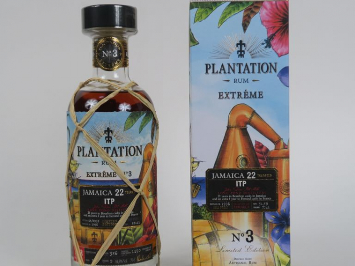 1 BOUTEILLE RHUM PLANTATION EXTRÊME N°3 LONG POND ITP 22 ANS DISTILLE 