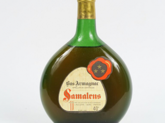 Vente aux enchères 1 BOUTEILLE BAS ARMAGNAC SAMALENS '***' - COFFRET