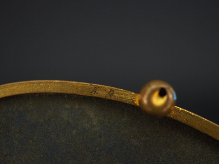 Boite à bijoux Napoléon III de style Louis XVI en écaille, verre et la