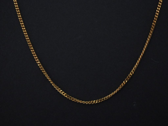 Vente aux enchères Chaine en or jaune, maille gourmette. Long. 50 cm Poids. 5,50 g   