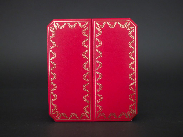 CARTIER, Ballon bleu Montre bracelet en acie. Cadran rond, serti de pe