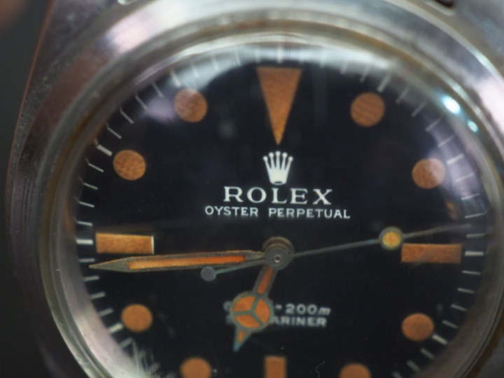 ROLEX,  Submariner  Ref. 5513 No. 2553097 Montre bracelet de plongée e