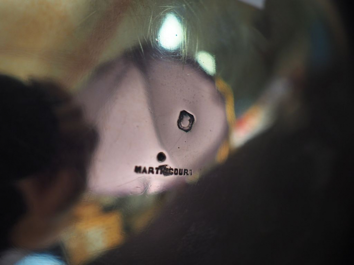 	Sucrier Napoléon III de style rocaille en argent, poinçon Minerve, à 