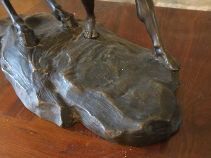 Guillaume COUSTOU (d'aprés). "les chevaux de Marly" Sculpture en bronz