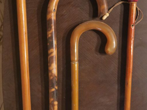 Lot de 3 cannes et un makila.