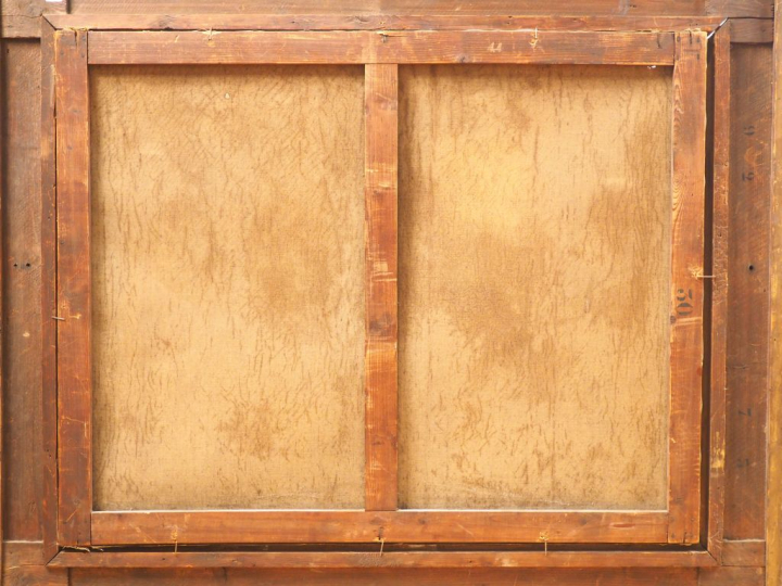 E. BERTIN.  "nature morte au bouquet de fleurs". Huile sur toile, sign