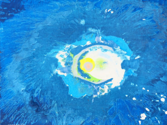 Vente aux enchères Yves CORBASSIERE. "composition". Huile sur toile signée en bas à gauch