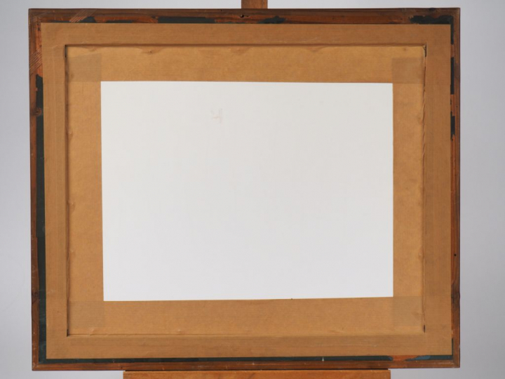 Juliette de GRILLON. "Vue de Venise". Aquarelle, signée en bas à droit