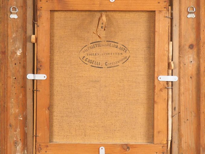 Achille LAUGÉ (1861-1944)/RC "Portrait de Jeanne Sarraut" Huile sur to