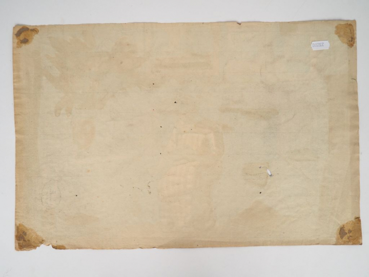 Léon PARENT. "femme à la lecture dans un intérieur" Aquarelle, signée 