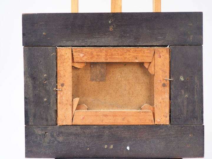 Pasquale RUGGIERO. "Les bambins". Huile sur toile, signée en bas à dro