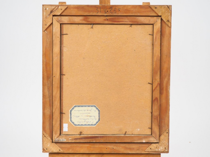 Pierre VALIGNAT. "Jeu de couleur". Aquarelle, signée en bas à droite e