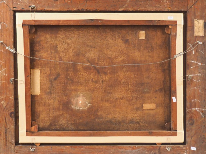 Ferdinand ROYBET. "portrait de gentilhomme" Huile sur toile, signée en