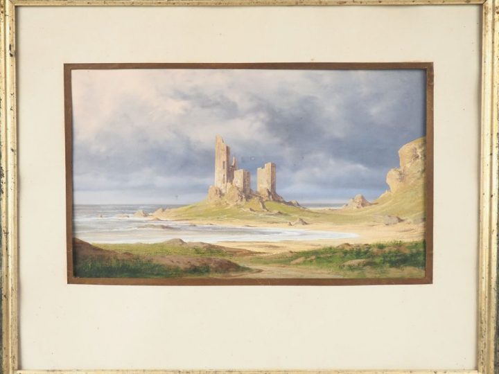 Ecole française début XXème. "La grève". Paire d'aquarelles. Dim. À vu