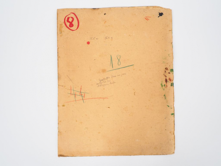 Mario CAVAGLIERI.  "Giulietta dans un parc, au collier long et chapeau