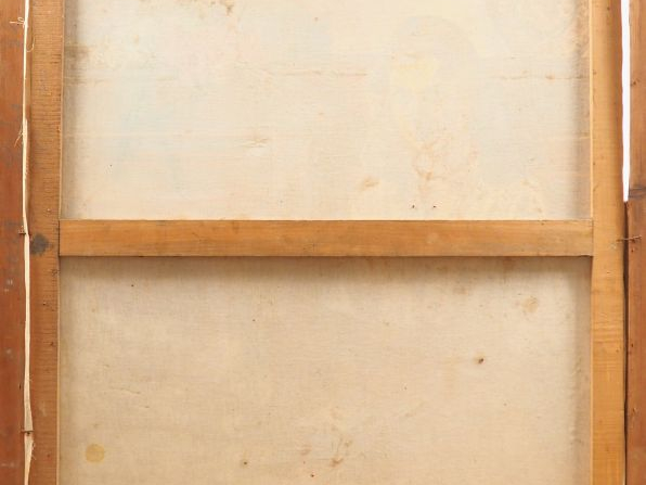 Mario CAVAGLIERI. "Nicole" Huile sur toile, signée en bas à droite et 