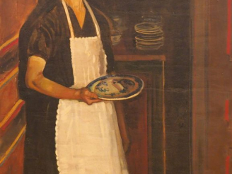 Vente aux enchères Mario CAVAGLIERI. "Lina" Huile sur toile, signée en bas à droite Dim. 