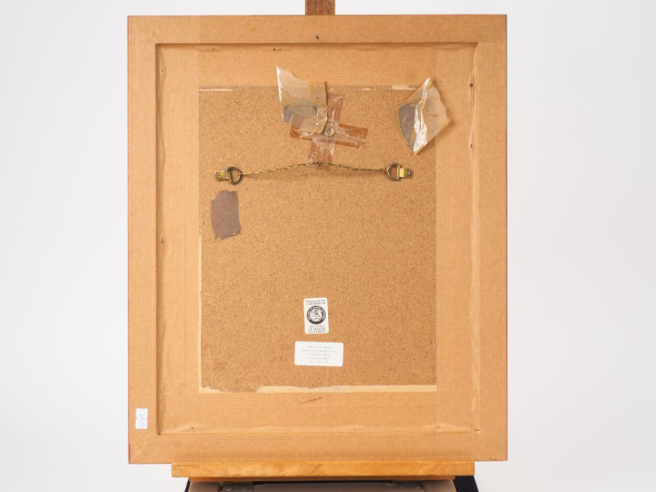 Ecole italienne XIXème.  "portrait de jeune femme"  Dessin à la sangui