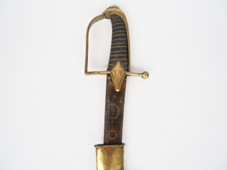 Vente aux enchères Sabre à la hussarde ancien régime ou révolutionnaire pour bas officier